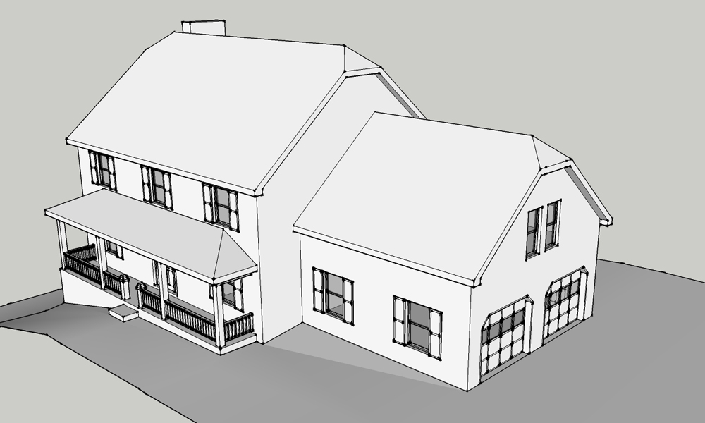 Mapletree Existing Roof 3D View