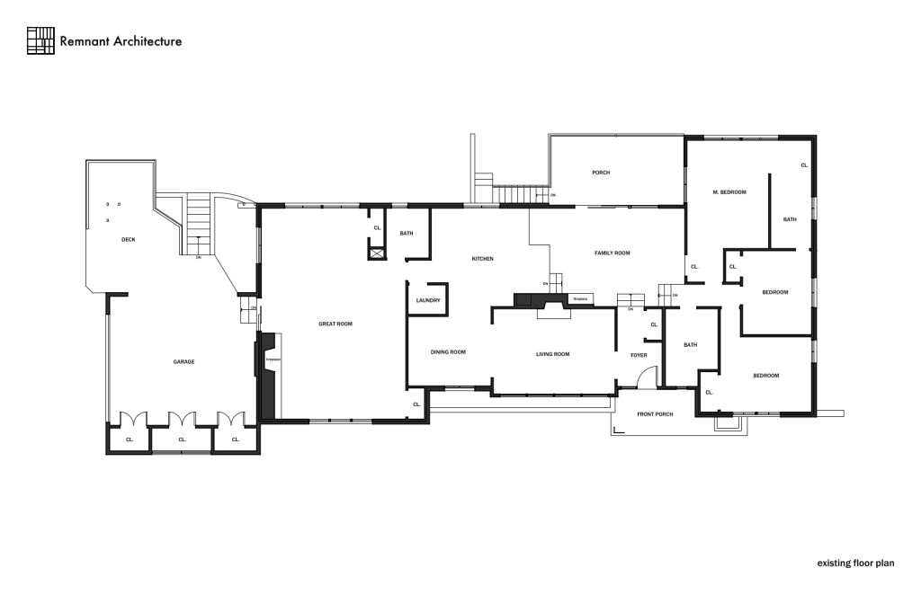 Lakemoor Hills Ranch Existing Floor Plan