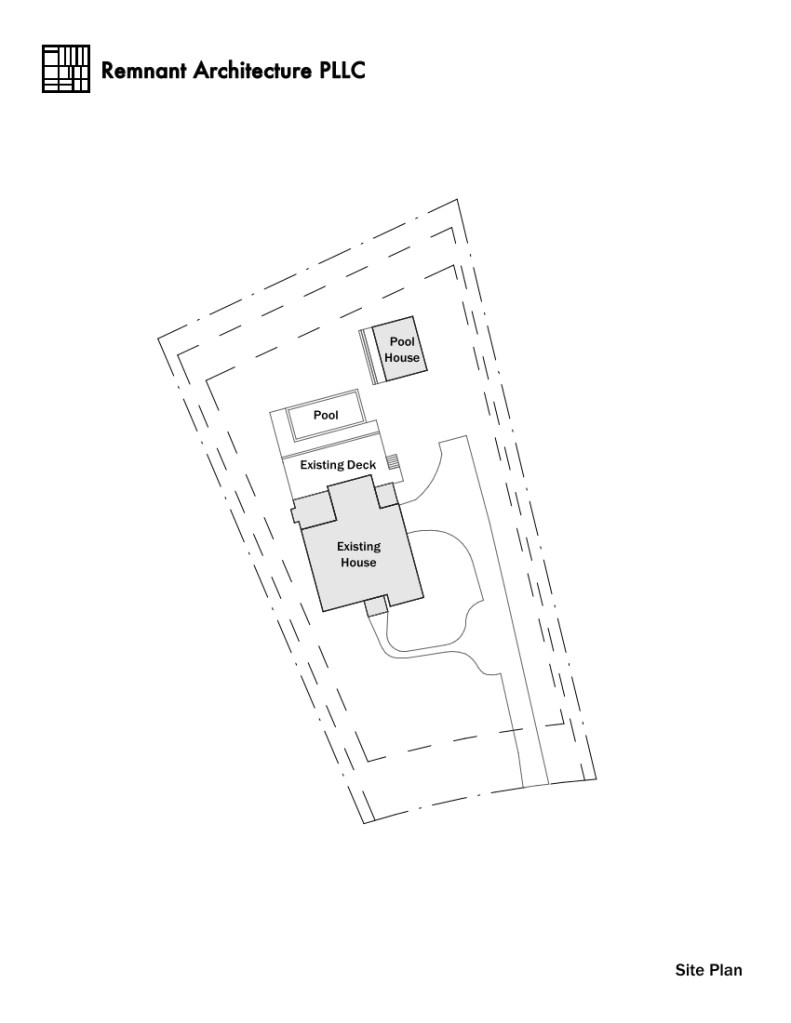 Sequoyah Hills Pool House Site Plan