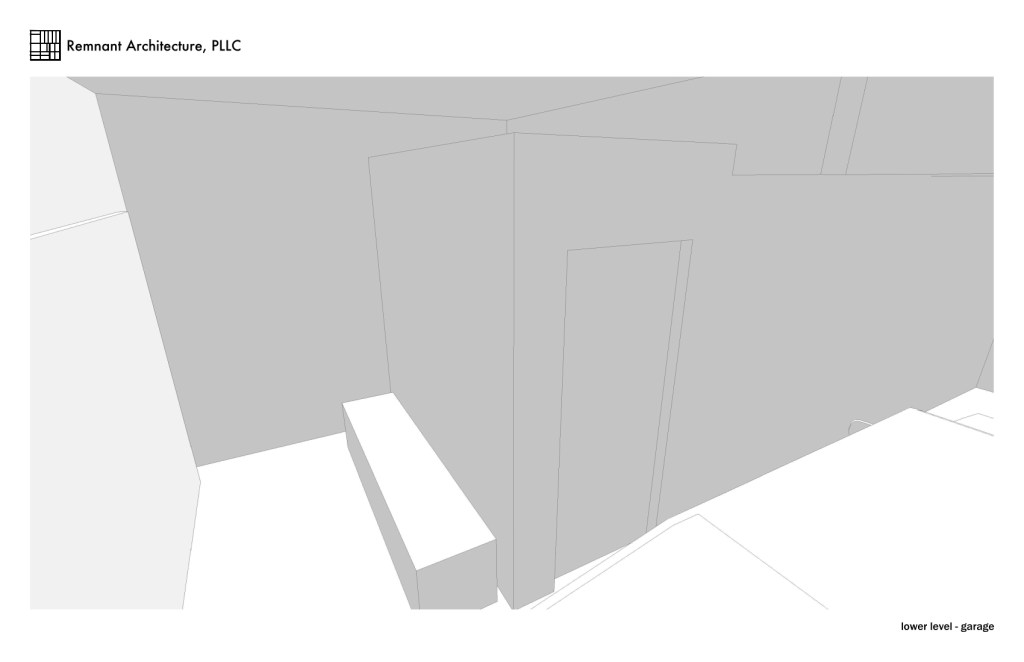 Knoxville Log Cabin Master Suite Garage Renovation View