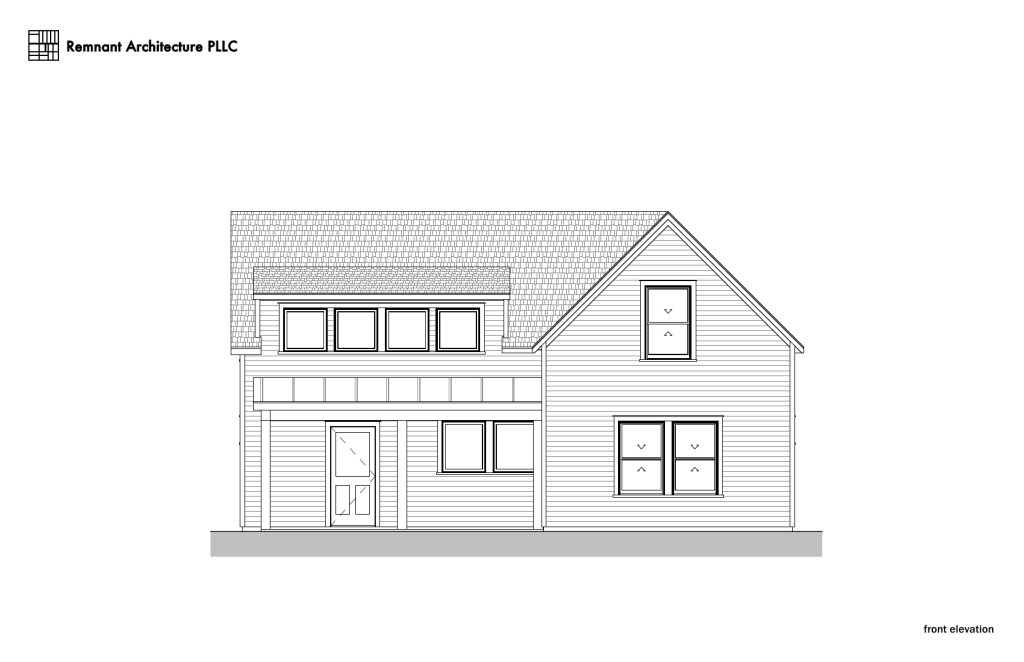AIA East Tennessee Accessory Dwelling Unit Front Elevation