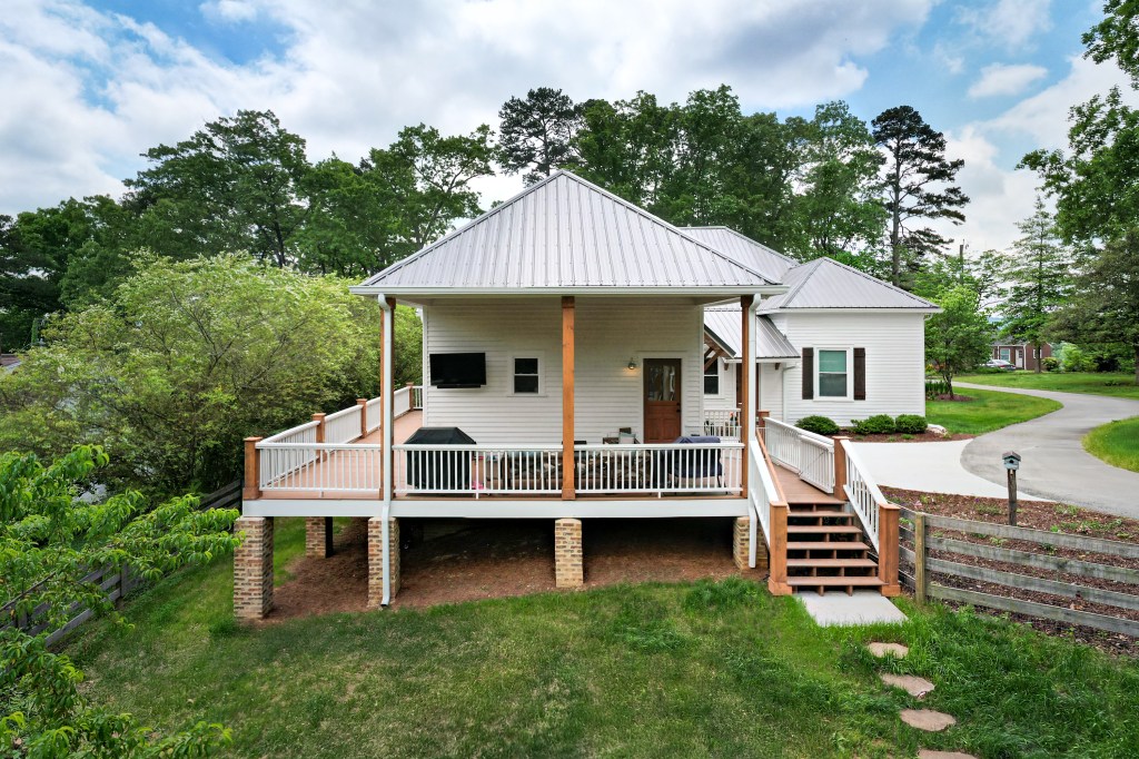 Fountain City Farmhouse Rear View