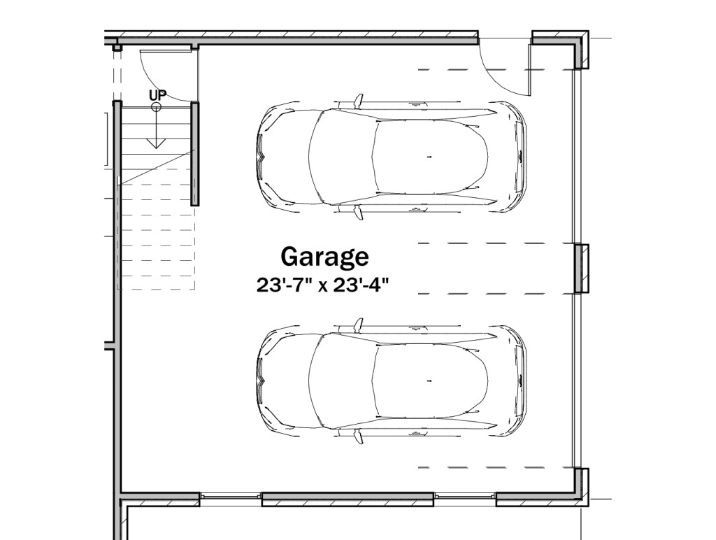Example Garage Floor Plan