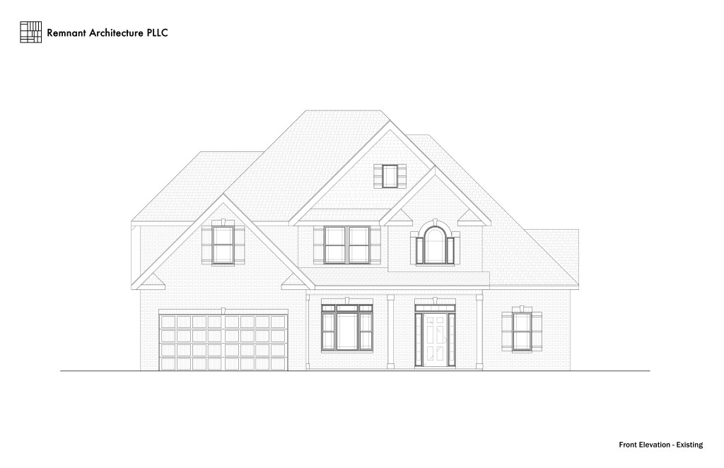Lenoir City Cookie-Cutter Existing Front Elevation